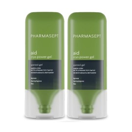 PHARMASEPT Aid Cryo Power Gel, Ψυκτικό Τζελ με Εκχυλίσματα Βοτάνων - 2τεμ x 100ml -50% στο 2ο