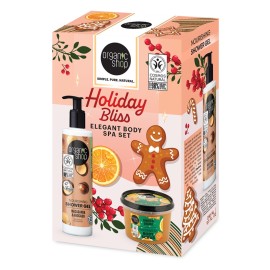 NATURA SIBERICA Holiday Bliss Set, Shower Gel Aφρόλουτρο Eυεξίας Macadamia & Αβοκάντο - 280ml & Scrub Σώματος Gingerbread, Τζίντζερ & Πορτοκάλι - 250ml