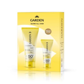 GARDEN Guard All Over, Sunscreen Lotion SPF50, Αντηλιακό Γαλάκτωμα με Εκχύλισμα Ροδιού για Πρόσωπο & Σώμα - 200ml & Sunscreen Cream SPF50+, Αντηλιακή Κρέμα Προσώπου με Υαλουρονικό Οξύ - 50ml