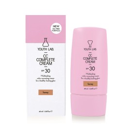 YOUTH LAB CC Complete Cream SPF30, Honey (Medium), Καλυπτική Κρέμα Ολικής Αναδόμησης που Ενυδατώνει σε Βάθος - 40ml