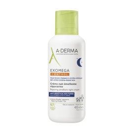 A-DERMA Exomega Control Repairing Emolient Night Cream, Επανορθωτική Μαλακτική Κρέμα Νυκτός - 400ml