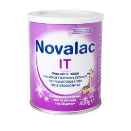 NOVALAC IT, Τρόφιμο σε Σκόνη για Ειδικούς Ιατρικούς Σκοπούς - 400gr