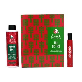 ALOE COLORS Ho Ho Ho Gift Set, Milky Body Lotion - 150ml & Eau De Toilette - 10ml