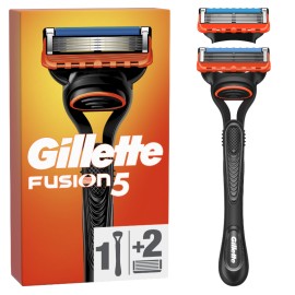 GILLETTE Fusion5 Ξυριστική Μηχανή & 2 Ανταλλακτικές Κεφαλές