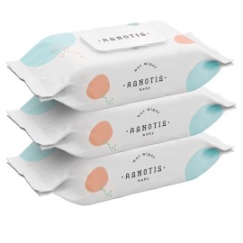 AGNOTIS Baby Wet Wipes, Μωρομάντηλα 2+1 Συσκευασίες - 210τεμ