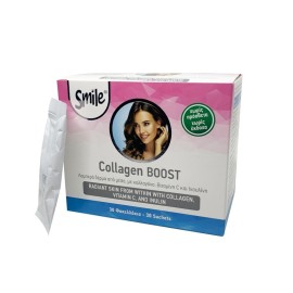 AM HEALTH Smile Collagen Boost, Συμπλήρωμα Διατροφής με Πεπτίδια Κολλαγόνου - 30φακελλάκια