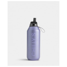 CHILLYS Bottle Series 2 Flip, Μπουκάλι- Θερμός, Metallic, Lavender - 500ml