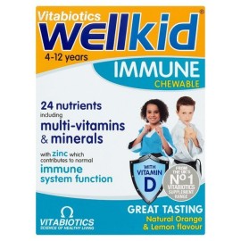 Vitabiotics Wellkid Immune 30 Chewable Tablets