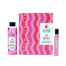 ALOE COLORS So Velvet Gift Set, Milky Body Lotion - 150ml & Eau De Toilette - 10ml