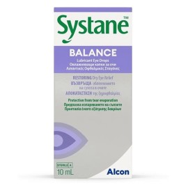 SYSTANE Balance Lubricant Eye Drops, Λιπαντικές Οφθαλμικές Σταγόνες - 10ml