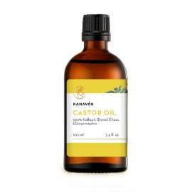 KANAVOS Castor Oil, Καστορέλαιο 100% Φυτικό - 100ml