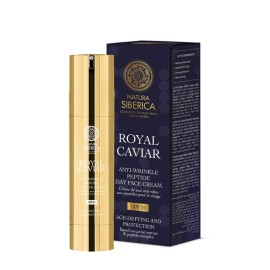 NATURA SIBERICA Royal Caviar Anti Wrinkle Peptide Day Face Cream SPF20, Kρέμα Ημέρας για Προστασία & Ενυδάτωση - 50ml