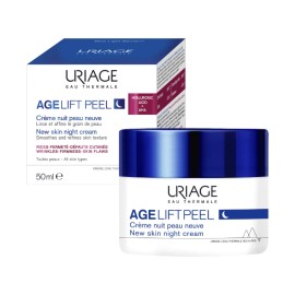 URIAGE Age Lift New Skin Night Cream, Αντιγηραντική Κρέμα Νύχτας για Ρυτίδες, Σφριγηλότητα, Ατέλειες - 50ml