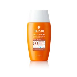 RILASTIL Sun System Water Touch Moisturizing Fluid SPF50+,  Λεπτόρρευστο Ματ Αντηλιακό Προσώπου - 50ml