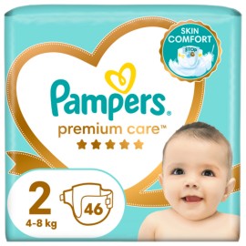 PAMPERS Premium Care No 2 (4-8 Κg) - 46τεμ