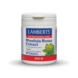 LAMBERTS Rhodiola Rosea Extract, Χρυσή Ρίζα Συμπλήρωμα για Φυσική & Πνευματική Ενέργεια - 60tabs