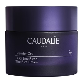 CAUDALIE Premier Cru The Rich Cream, Πλούσια Κρέμα Ολικής Αντιγήρανσης με Σύνθεση Μακροζωίας - 50ml