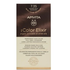 APIVITA My Color Elixir, Βαφή Μαλλιών No 7.35 -  Ξανθό Μελί Μαονί