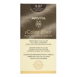 APIVITA My Color Elixir, Βαφή Μαλλιών No 9.87 - Ξανθό Πολύ Ανοιχτό Περλέ Μπεζ