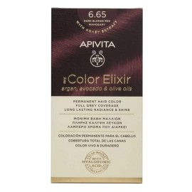 APIVITA My Color Elixir, Βαφή Μαλλιών No 6.65 - Έντονο Κόκκινο