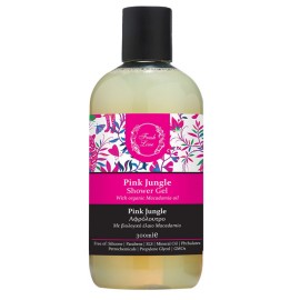 FRESH LINE Pink Jungle Shower Gel, Τροπικό Αφρόλουτρο με Βολογικό Έλαιο Macadamia - 300ml