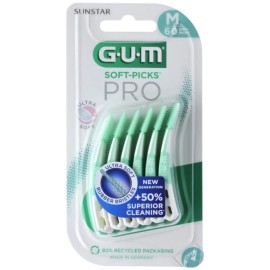 GUM Soft- Picks Pro, 690, Medium, Εύκαμπτα Μεσοδόντια Βουρτσάκια - 30τεμ