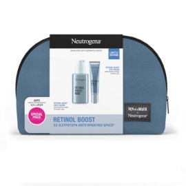 NEUTROGENA Retinol Boost Cream, Αντιγηραντική Κρέμα Προσώπου με Καθαρή Ρετινόλη - 50ml & Retinol Boost Eye Cream - 15ml & Συλλεκτικό SOB Νεσεσέρ