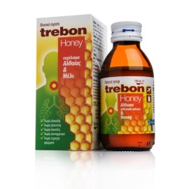 UNI-PHARMA Trebon Honey, Σιρόπι για Ξηρό Βήχα και Πονόλαιμο - 100ml