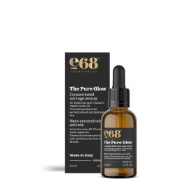 E68 The Pure Glow, Concentrated Anti Aging Serum, Συμπικνωμένος Αντιρυτικός Ορός Προσώπου - 30ml