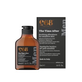 E68 Men, The Time After, Aftershave for Sensitive Skin, Γαλάκτωμα για Μετά το Ξύρισμα - 90ml