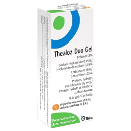 Thealoz Duo Gel Ophthalmic Gel For Long-Lasting Relief 30 x 0.4g amp.