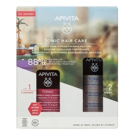 APIVITA Hair Loss Lotion, Λοσιόν Κατά της Τριχόπτωσης - 150ml & ΔΩΡΟ Womens Tonic Shampoo, Σαμπουάν Κατά της Τριχόπτωσης - 250ml