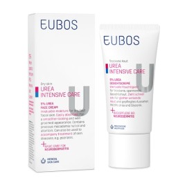 EUBOS Urea 5% Face Cream, Κρέμα Προσώπου με Ουρία 5% - 50ml