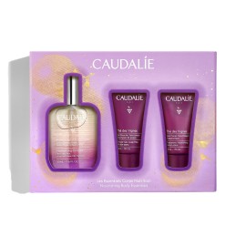 CAUDALIE Nourishing Body Essentials, Fig Moisturizing Oil Elixir - 50ml & ΔΩΡΟ Thé des Vignes, Shower Gel - 30ml & Hyaluronic Nourishing Body Lotion - 30ml