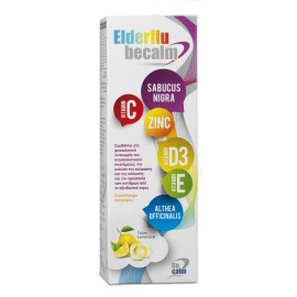 BE CALM Elderflu Adult, Συμπλήρωμα Διατροφής, με Εκχύλισμα Black Elderberry & Βιταμίνες - 250ml