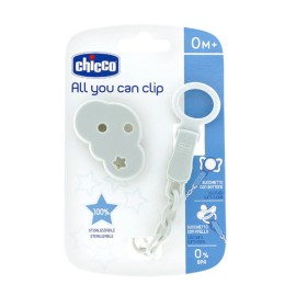 CHICCO Κλιπ Πιπίλας με Αλυσίδα, Συνεφάκι - 1τεμ