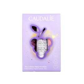 CAUDALIE Nourishing Hand Cream Trio, Repairing Cream Vinotherapist -  30ml & Thé des Vignes - 30ml &  Rose de Vigne - 30ml