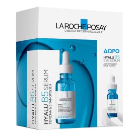 LA ROCHE POSAY Hyalu B5 Serum Αντιρυτιδικό & Επανορθωτικό Συμπύκνωμα - 30ml & ΔΩΡΟ Hyalu B5 Eye Serum - 5ml