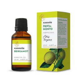 KANAVOS Essential Oil Bergamotte,Αιθέριο Έλαιο Περγαμόντο - 20ml