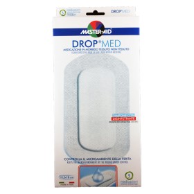 MASTER AID Drop Med, Αντικολλητικές Aυτοκόλλητες Γάζες 10.5x18cm - 5τεμ