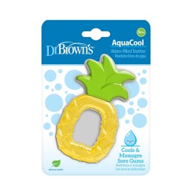 DR. BROWNS AquaCool Silicone Teether, Κρίκος Οδοντοφυΐας Σιλικόνης 3m+, Ανανάς - 1τεμ