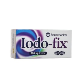 UNI-PHARMA Iodo-Fix 200mg, Συμπλήρωμα Διατροφής με Ιώδιο - 60tabs