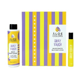 ALOE COLORS Silky Touch Gift Set, Milky Body Lotion - 150ml & Eau De Toilette - 10ml