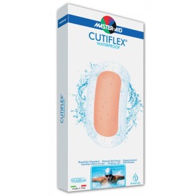 MASTER AID Cutiflex Waterproof, Αδιάβροχη Αυτοκόλλητη Γάζα 10.5 x 20cm - 5τεμ