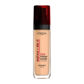 LOREAL PARIS Infaillible 32H Fresh Wear Foundation 200 Lin Naturel SPF25, Υγρό Foundation με Ανάλαφρη Υφή - 30ml