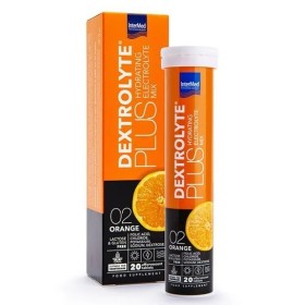 INTERMED Dextrolyte Plus Hydrating Electrolyte Mix, Orange, Συμπλήρωμα Διατροφής με Συνδυασμό Ηλεκτρολυτών & Δεξτρόζης - 20αναβρ. δισκία