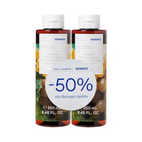 KORRES Showergel Santorini Grape, Αφρόλουτρο Αμπέλι Σαντορίνης - 250ml 1+1 -50% στο 2ο