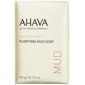 AHAVA Purifying Mud Soap, Μπάρα Καθαριστικό Σαπούνι Λάσπης - 100gr