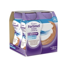 NUTRICIA Fortimel Protein 1.5 kcal/ml Chocolate, Υπερπρωτεϊνικό, Υπερθερμιδικό Πόσιμο Θρεπτικό Σκεύασμα με Γεύση Σοκολάτα- 4τεμ x 200ml