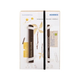 KORRES Color Essentials, Volcanic Minerals Drama Volume Μάσκαρα 01 Μαύρο - 11ml & Μολύβι Ματιών 01 Μαύρο- 1.2g